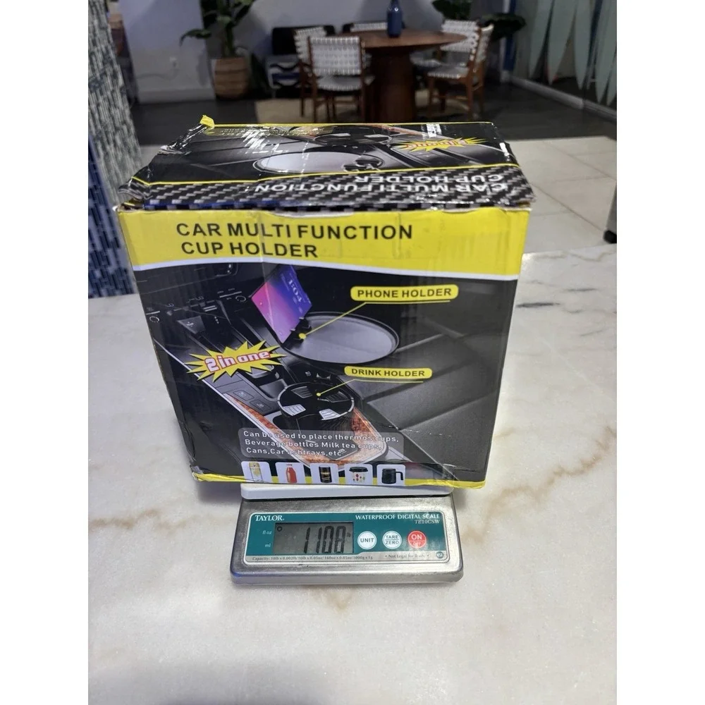 Brand new Multifunctional car cup holder expander with an integrated table tray
